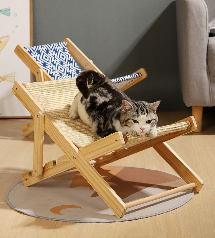 猫椅子 ベッド ハンモック ペット用 アイルラグ 猫の爪とぎ